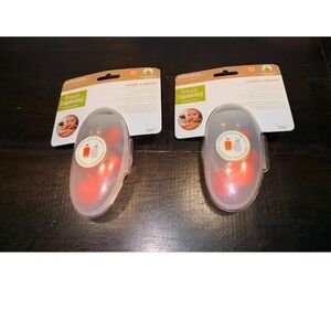 2 Infantino Fresh Squeezed Couple a Spoons Baby Feeding Pouch Spoons Orange